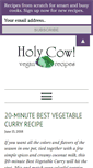 Mobile Screenshot of holycowvegan.net